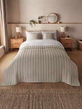 Next Silentnight Natural Quilted Bedspread 150 x 200cm- Buy online at McGrocer