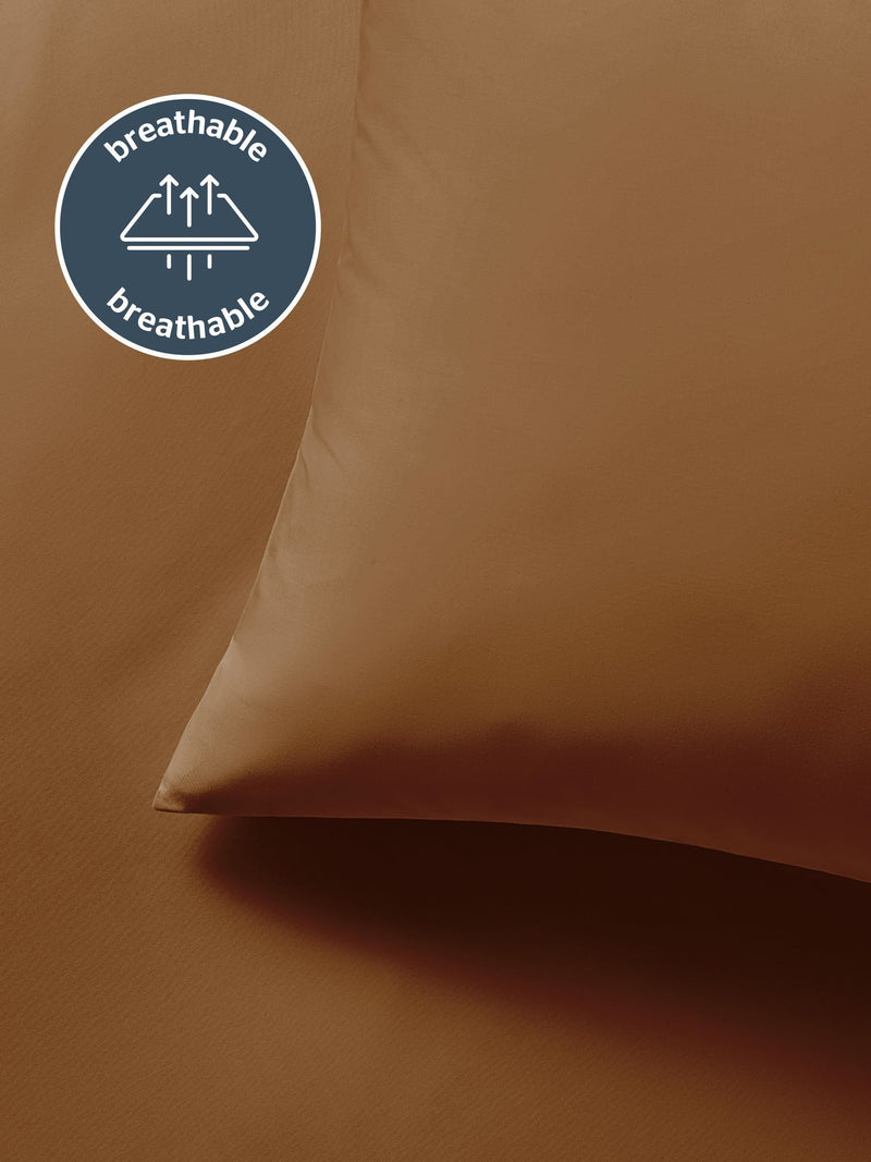 Silentnight Terracotta Duvet Set (British brand)