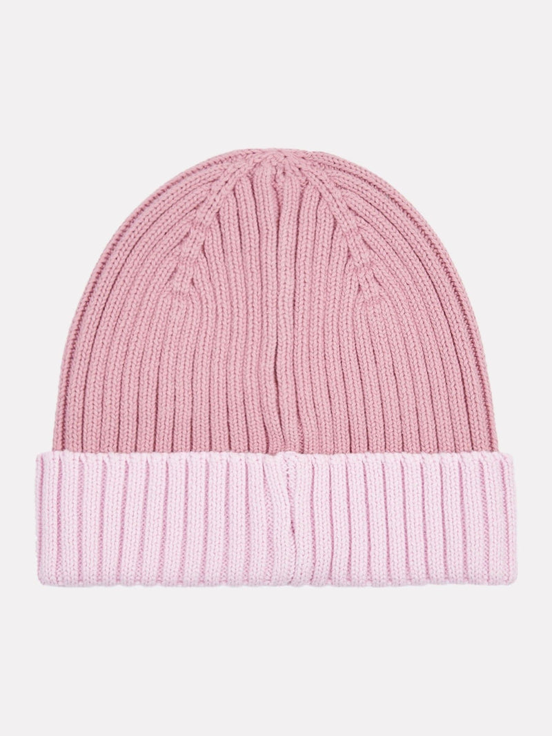 New Balance pink contrast beanie (British brand)