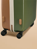 Joules Colourblock large hard shell suitcase (British brand)