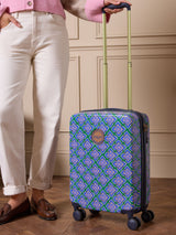Next Joules Tile Diamond Cabin Four Wheel Hard Shell Suitcase- Buy online at McGrocer