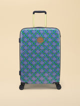 Next Joules Tile Diamond Medium Four Wheel Hard Shell Suitcase- Buy online at McGrocer