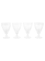 Next Gallery Home Clear Swirl Wine Glasses Set of 4 14.5cm- Buy online at McGrocer