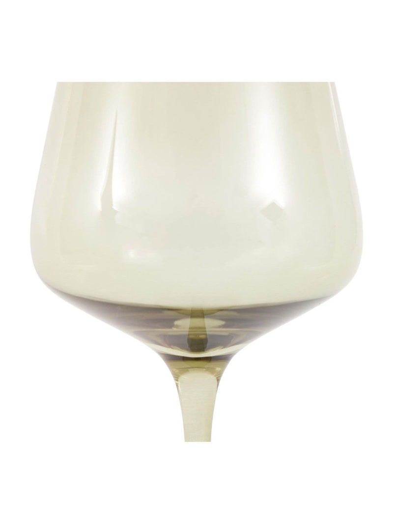 Gallery Home green smokey wine glasses set of four, UK version