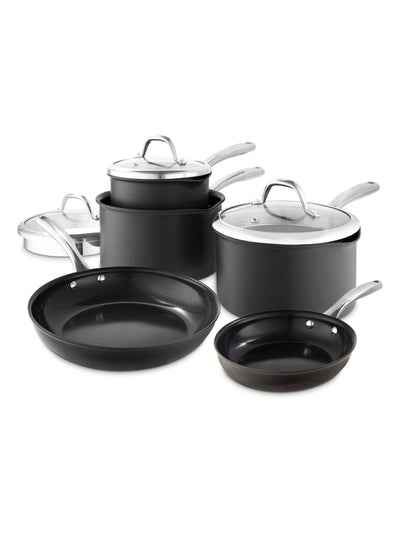 Next Good Food 5 Piece Grey Hard Anodized Cookware Set- Buy online at McGrocer
