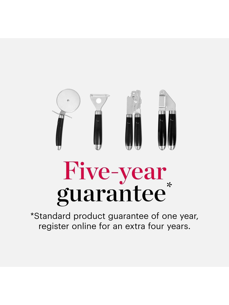 Good Food 4 piece black kitchen gadget set, UK version