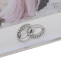 Widdop silver box arch photo frame 5x7 with rings, UK version