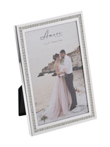Next Widdop Silver Amore Sparkle Border Photo Frame 4 x 6- Buy online at McGrocer