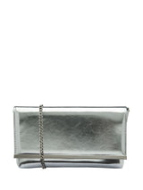 Next Lotus Silver Clutch Handbag- Buy online at McGrocer