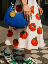 Next Jonnys Sister Personalised Faux Leather Lemon Bag Accessory with Letter Charm- Buy online at McGrocer