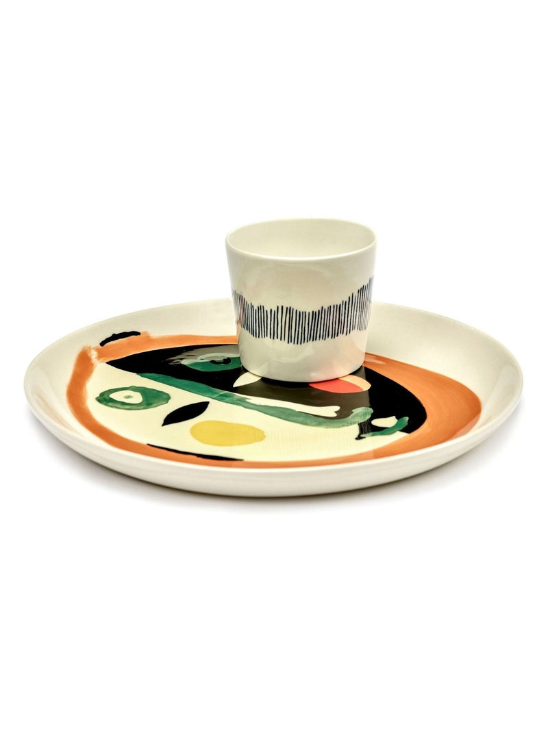Ottolenghi Mix No.1 Feast Collection plate 22.5cm, imported from the UK