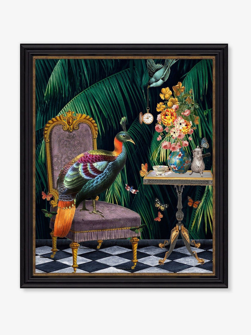 Artko Tea Time black framed art 67x57cm - British product