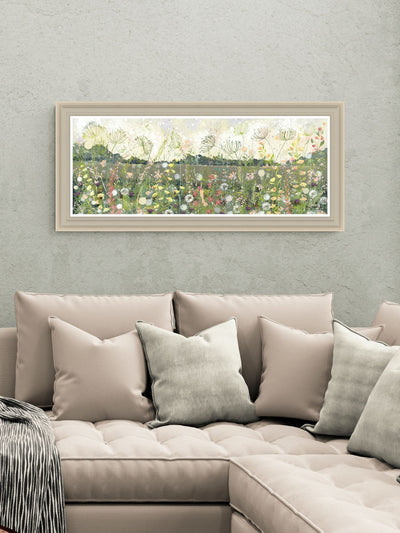 Next Artko Taupe Wildflower Meadow By Jane Morgan Framed Art- Buy online at McGrocer