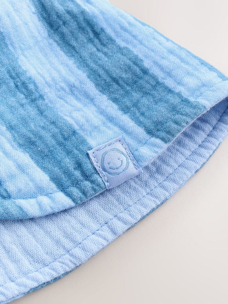 Blue Tonal Stripe baby legionnaire hat - British product