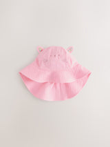 Next Pink Bunny Baby Bucket Hat- Buy online at McGrocer