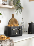 Salter Black Alchemy 4 slice toaster (British brand)