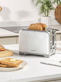 Salter Silver Aspen 2 Slice Toaster (British brand)