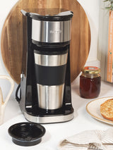 Next Salter Black Brew & Go Digital Single Cup Coffee Maker Size ONE- Buy online at McGrocer