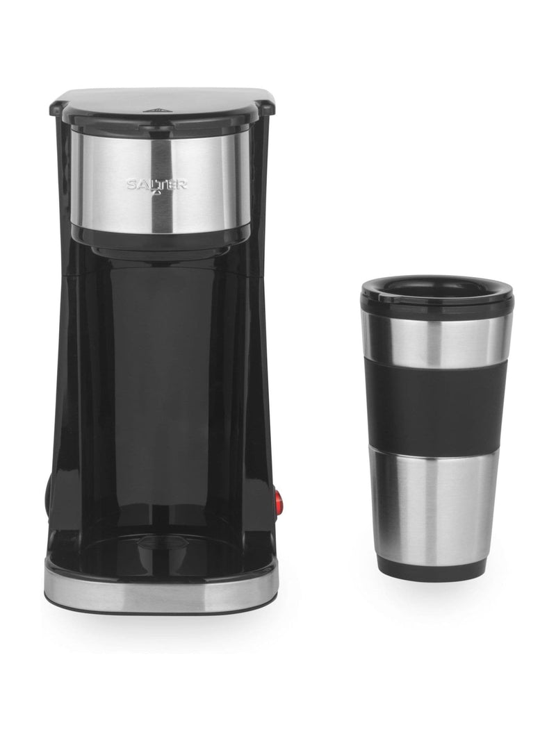 Salter Black Brew & Go Digital Coffee Maker for single cups (British brand)
