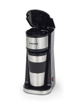 Salter Black Brew & Go Digital Coffee Maker for single cups (British brand)