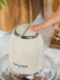 Salter Cream Retro Glass Chopper 1.5L (British brand)