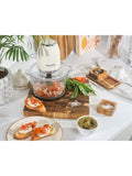 Salter Cream Retro Glass Chopper 1.5L (British brand)