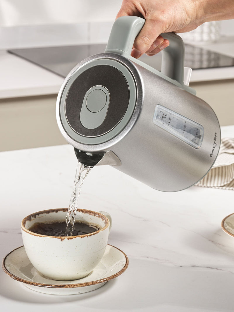 Salter Silver Aspen electric kettle 1.7L (British brand)
