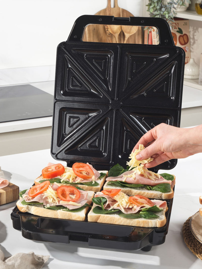 Salter Black 4 Slice Sandwich Maker (British brand)
