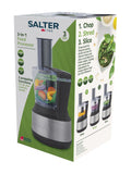 Salter Black 3-In-1 Food Processor 600ml (British brand)