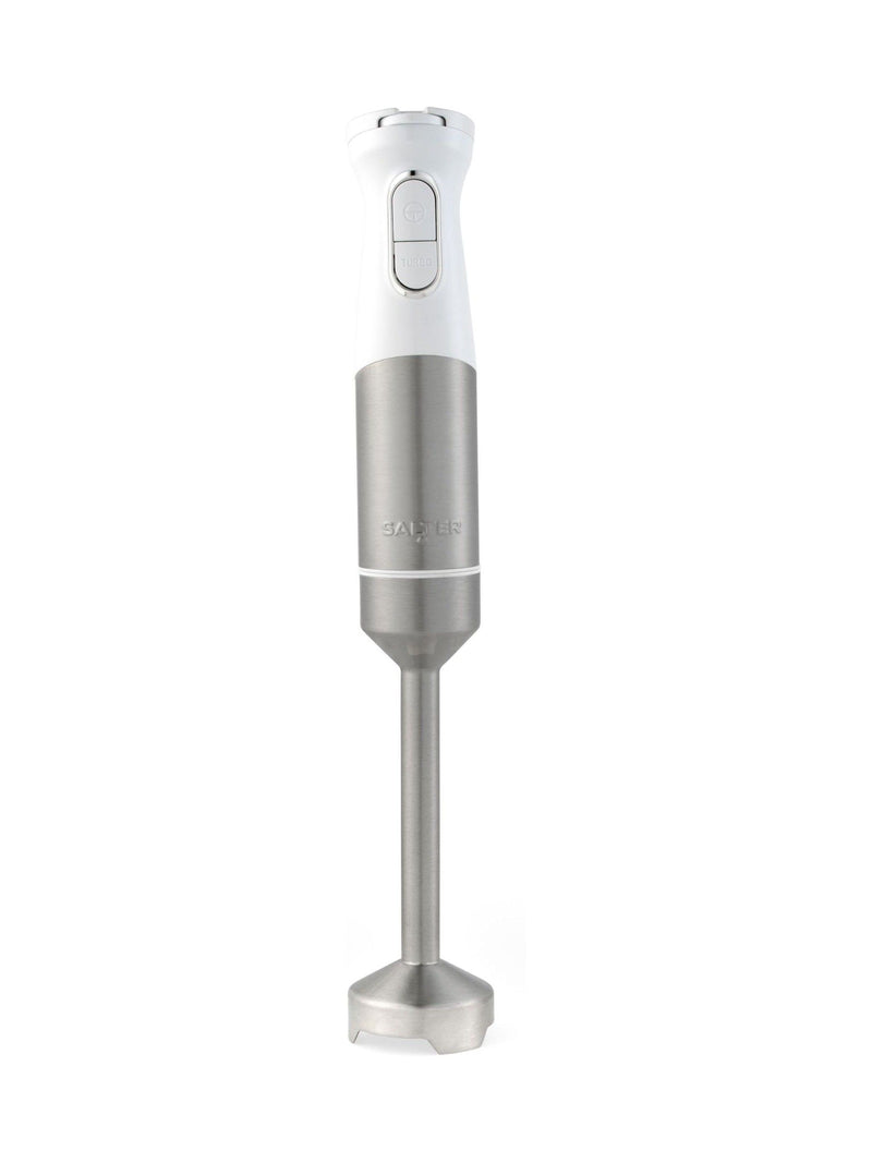 Salter Boston hand blender silver finish, imported from the UK