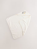 Neutral Milk Club hooded baby towel 75cm, imported from the UK