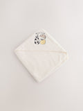 Neutral Milk Club hooded baby towel 75cm, imported from the UK