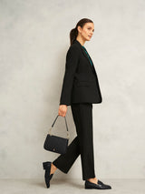 Next Hobbs Black Briella Leather Stud Bag- Buy online at McGrocer