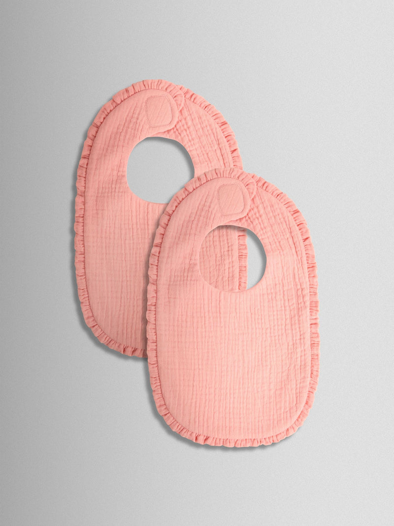 JoJo Maman Bébé frill bibs 2-pack, UK version
