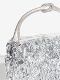 Friends Like These silver sequin top handle bag (British brand)