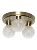 BHS antique brass Vermont ceiling light, imported from the UK