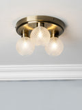 BHS antique brass Vermont ceiling light, imported from the UK