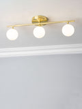 BHS satin brass Toronto bathroom ceiling light, UK version