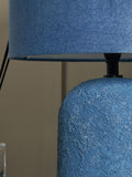BHS Blue Malmo ceramic table lamp 45cm, imported from the UK