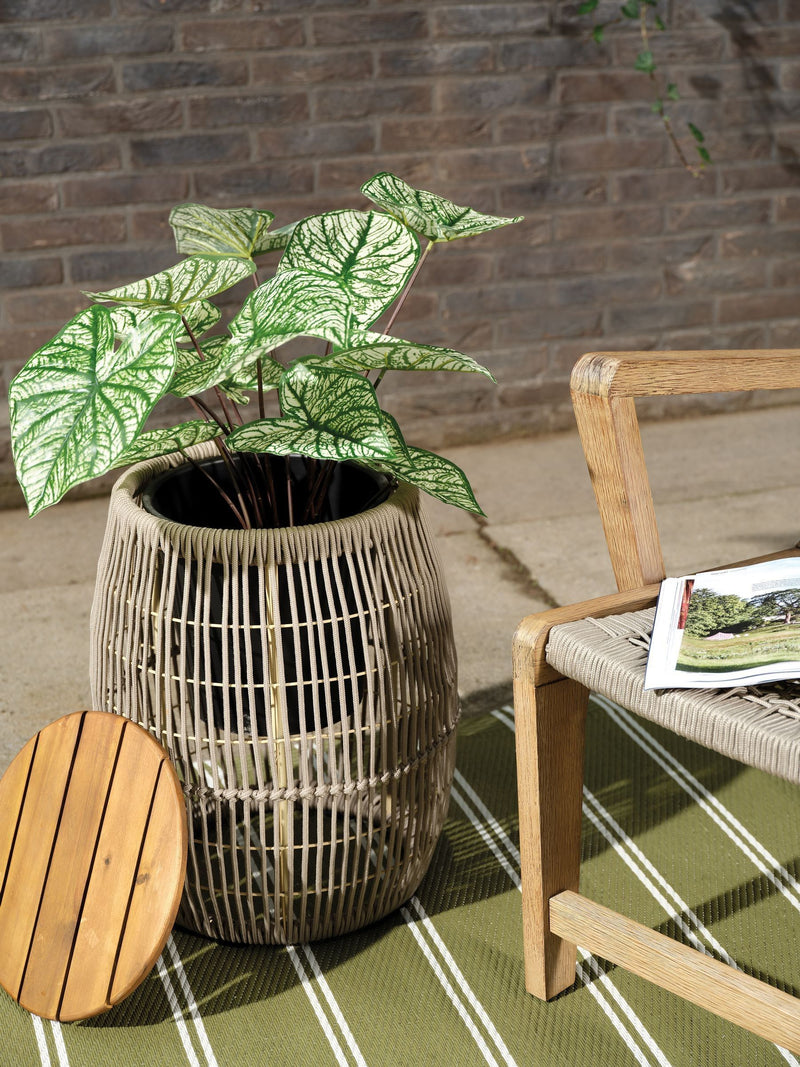 Outdoor Living Seville acacia wood side table 3-in-1 (British brand)