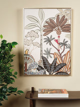 Next Decoris Canvas Palm Tree Wall Art, 50 x 70 cm- Buy online at McGrocer