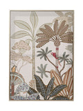 Decoris canvas palm tree wall art with gold foil finish (British brand)