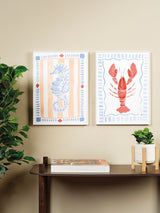 Next Decoris Set of 2 Lobster Wall Art- Buy online at McGrocer