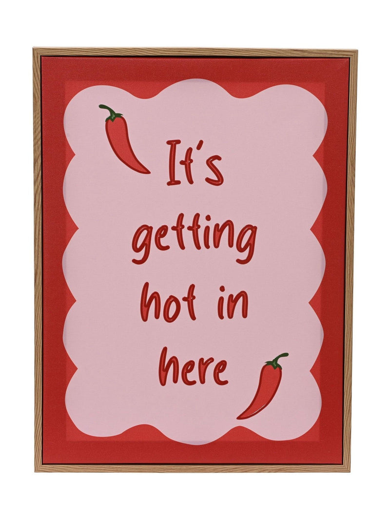 Decoris wall art chili pepper design 30x40 cm (British brand)