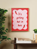 Decoris wall art chili pepper design 30x40 cm (British brand)