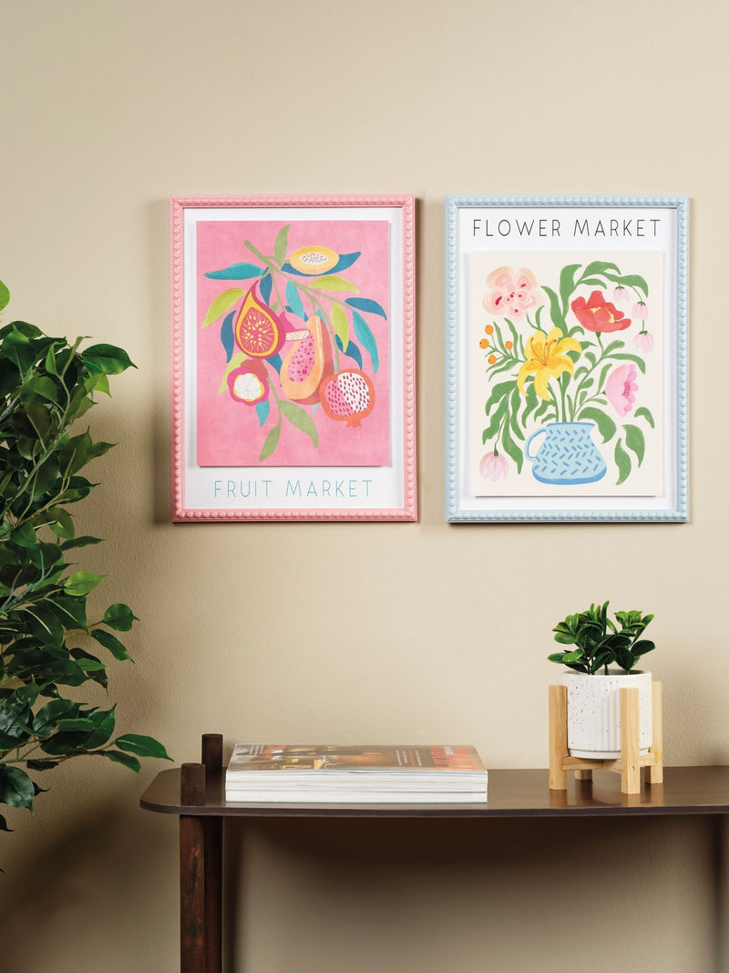 Decoris wall art set flower fruit 30x40cm, imported from the UK