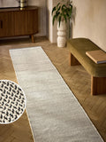 Washable wool runner black white pattern (British brand)