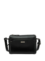Next Lotus Black Leather Handbag- Buy online at McGrocer