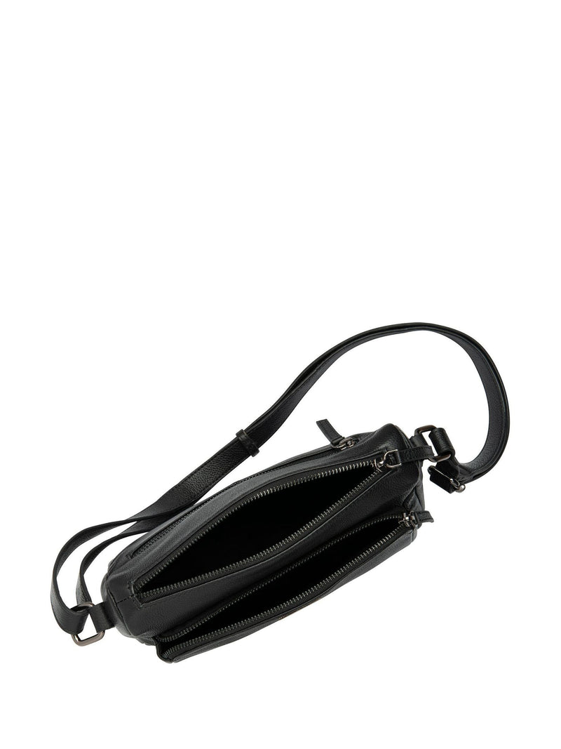Lotus black leather handbag (British brand)
