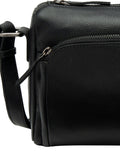 Lotus black leather handbag (British brand)